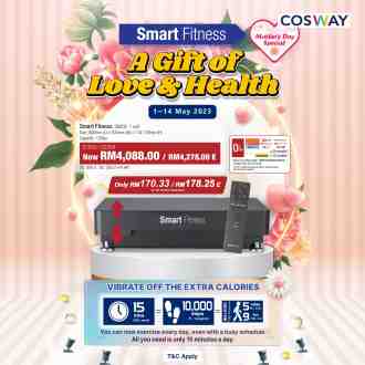 Cosway Smart Fitness Mother's Day Promotion (1 May 2023 - 14 May 2023)