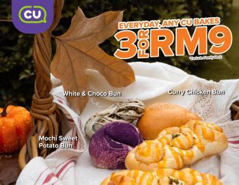 CU Bakes 3 for RM9 Promotion