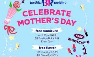 Baskin Robbins Mother's Day FREE Manicure & Flower Promotion