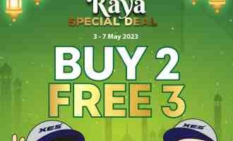 XES Shoes Buy 2 FREE 3 Raya Weekend Promotion (3 May 2023 - 7 May 2023)