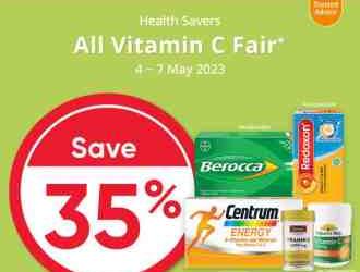 Guardian Vitamin C Fair 35% OFF Promotion (4 May 2023 - 7 May 2023)