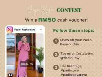 Padini Gaya Raya Contest Win Voucher (valid until 21 May 2023)