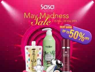 Sasa May Madness Sale Up To 50% OFF at Johor Premium Outlets (5 May 2023 - 28 May 2023)