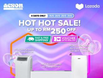 Acson Lazada Hot Hot Sale Up To RM250 OFF (15, 20, 25 & 31 May 2023)