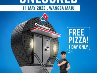 Domino's Pizza Wangsa Maju Opening Promotion FREE Pizza (11 May 2023)