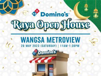 Domino's Pizza Wangsa Metroview Raya Open House FREE Pizza Promotion (20 May 2023)