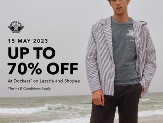 Dockers Sale Up To 70% OFF (15 May 2023 - 15 May 2023)