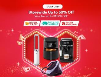 Philips Lazada Brand Fiesta Sale Up To 50% OFF + Voucher Up To RM100 Off  (15 May 2023)