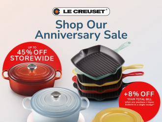 Le Creuset Anniversary Sale Up To 45% OFF at Mitsui Outlet Park (valid until 31 May 2023)
