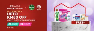 Dettol & Reckitt Lazada Brand Spotlight Sale Up To RM50 OFF + FREE Gifts With Purchase (16 May 2023 - 17 May 2023)