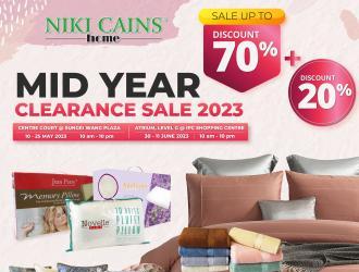 Niki Cains Home Mid Year Clearance Sale 2023 Sale Up To Discount 70% + Discount 20% (10 May 2023 - 11 Jun 2023)