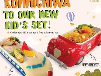 Sakae Sushi Kids Set FREE Colouring Set Promotion (27 May 2023 - 4 Jun 2023)