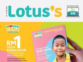 Lotus's Promotion Catalogue (18 May 2023 - 31 May 2023)