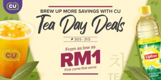 CU Tea Day Promotion 2nd Drink from RM1 (20 May 2023 - 21 May 2023)