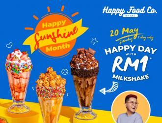 GSC IOI City Mall 2 Happy Food Co RM1 Milkshake Promotion (20 May 2023)