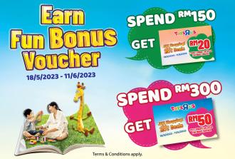 Toys R Us Earn Fun Bonus Voucher Promotion (18 May 2023 - 11 Jun 2023)