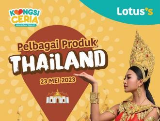 Lotus's Thailand Products Promotion (23 May 2023 - 31 May 2023)