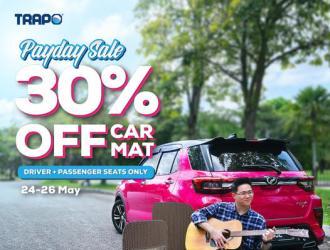 Trapo Payday Sale 30% OFF Car Mat (24 May 2023 - 26 May 2023)