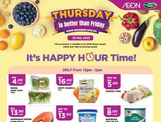 AEON Supermarket Thursday Happy Hour Promotion (25 May 2023)