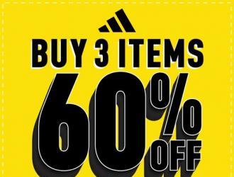 Adidas Special Sale 3 Items @ 60% OFF at Genting Highlands Premium Outlets (25 May 2023 - 28 May 2023)