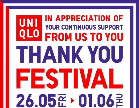 UNIQLO Thank You Festival Limited Offers Promotion (26 May 2023 - 1 June 2023)