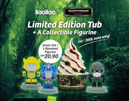 llaollao Transformers Tub and Figurine (1 Jun 2023 - 30 Jun 2023)