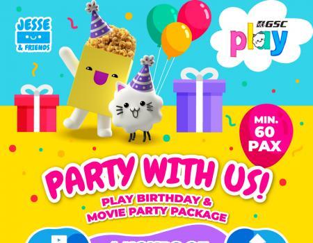 GSC Play Birthday & Movie Party Package