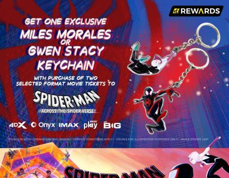 GSC FREE SpideMan Miles Morales or Gwen Stacy Keychain Promotion (1 Jun 2023 onwards)