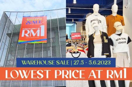 HISTYLE Warehouse Sale from RM1 (27 May 2023 - 5 June 2023)