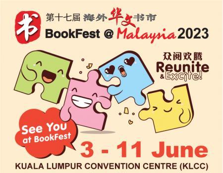 BookFest Malaysia 2023 第十七届海外华文书市 at KLCC (3 June 2023 - 11 June 2023)