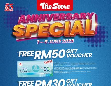 The Store FREE Voucher Promotion (1 Jun 2023 - 5 Jun 2023)
