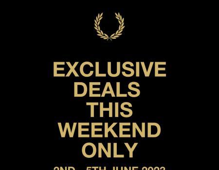 Fred Perry Weekend Promotion at Mitsui Outlet Park (2 June 2023 - 5 June 2023)