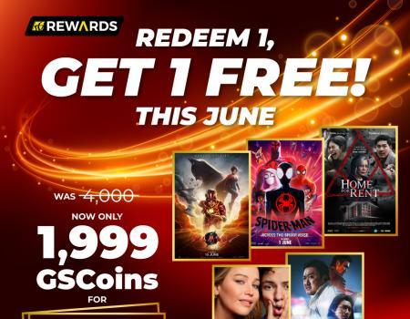 GSC Rewards Redeem 1 Get 1 FREE Promotion