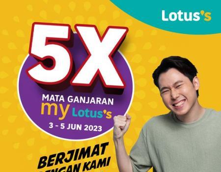 Lotus's Berjimat Dengan Kami Promotion published on 3 June 2023