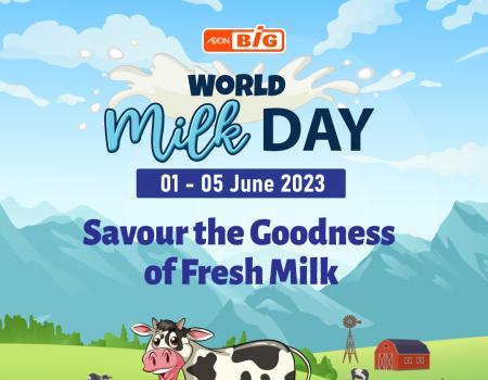 AEON BiG World Milk Day Promotion (1 June 2023 - 5 June 2023)