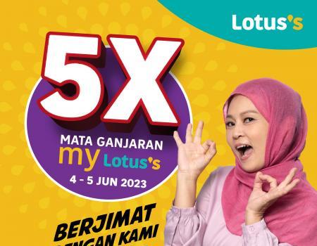 Lotus's Berjimat Dengan Kami Promotion published on 4 June 2023