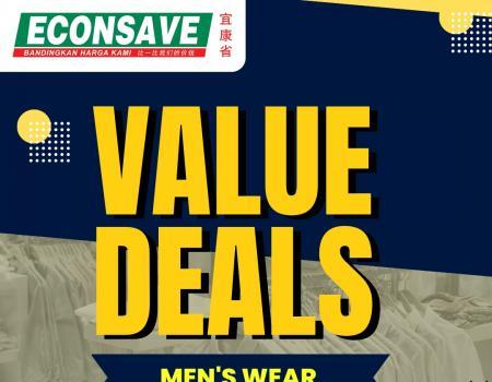 Econsave Men's Wear Value Deals Promotion (3 June 2023 - 11 June 2023)