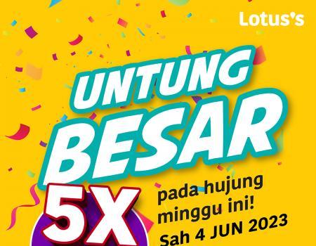 Lotus's Fresh Items Untung Besar Promotion (4 June 2023)