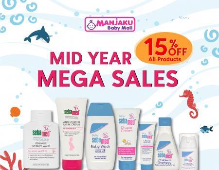 Manjaku Sebamed Mid Year Mega Sales 15% OFF All Products (1 Jun 2023 - 30 Jun 2023)