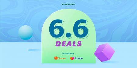 Starbucks 6.6 Sale on Shopee & Lazada (6 June 2023)