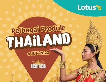 Lotus's Thailand Products Promotion (6 June 2023 - 14 June 2023)
