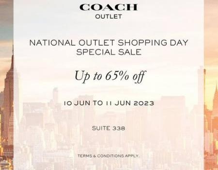 Coach National Outlet Shopping Day Sale Up To 65% OFF at Johor Premium Outlets (10 Jun 2023 - 11 Jun 2023)