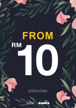 SODA Promotion from RM10 at Mitsui Outlet Park KLIA Sepang (9 September 2018 - 17 September 2018)