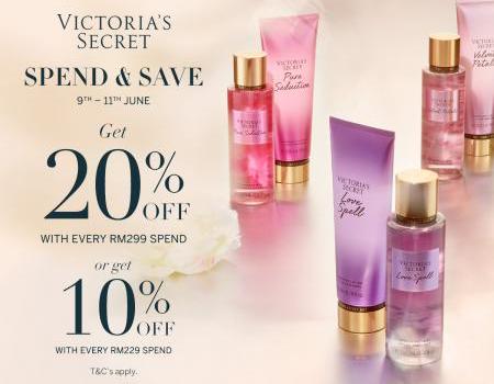 Victoria's Secret Spend & Save Promotion at Genting Highlands Premium Outlets (9 Jun 2023 - 11 Jun 2023)