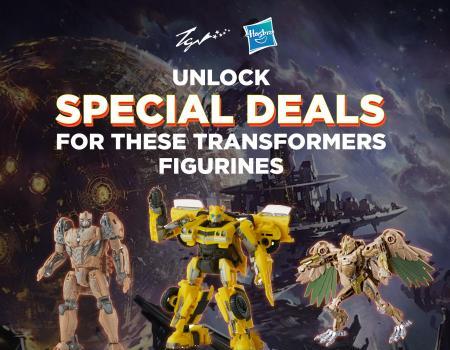 TGV Transformers Figurine 10% OFF Promotion (9 June 2023 - 5 July 2023)