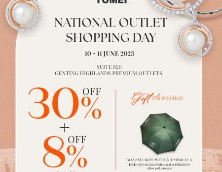 Tomei National Outlet Shopping Day Sale at Genting Highlands Premium Outlets (10 June 2023 - 11 June 2023)