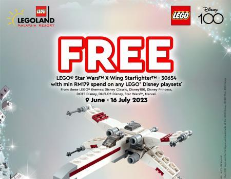 LEGOLAND FREE LEGO Star Wars X-Wing Starfighter Promotion (9 Jun 2023 - 16 Jul 2023)