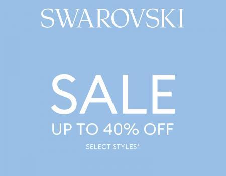 Swarovski Gurney Paragon Spring Summer 2023 Sale Up To 40% OFF (12 June 2023 - 26 July 2023)