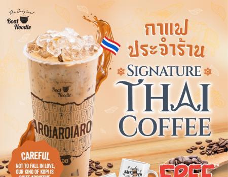 Boat Noodle Father' Day Thai Coffee FREE Mug Promotion (16 June 2023 - 18 June 2023)
