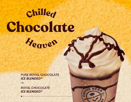 Coffee Bean Royal Chocolate Ice Blended